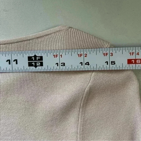 Banana Republic Handkerchief Sleeve Sweater Knit Top Blush Pink  Size XS - Picture 12 of 16